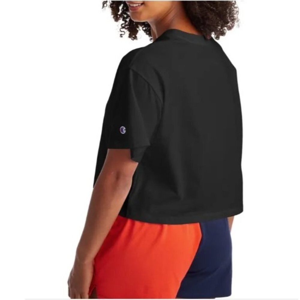 Champion Women's Crop Short Sleeve Tee - Picture 2 of 5